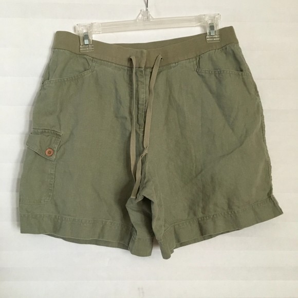 J. Jill Shorts J Jill Womens Cargo Shorts Size 100 Linen Shell 100